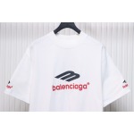 Balenciaga 3B Big M full-Embroidered T-shirt White