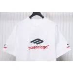 Balenciaga 3B Big M full-Embroidered T-shirt White