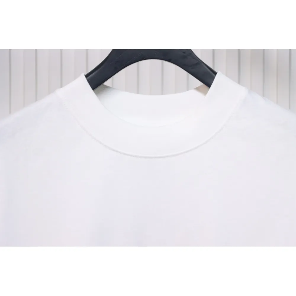 Balenciaga 3B Big M full-Embroidered T-shirt White