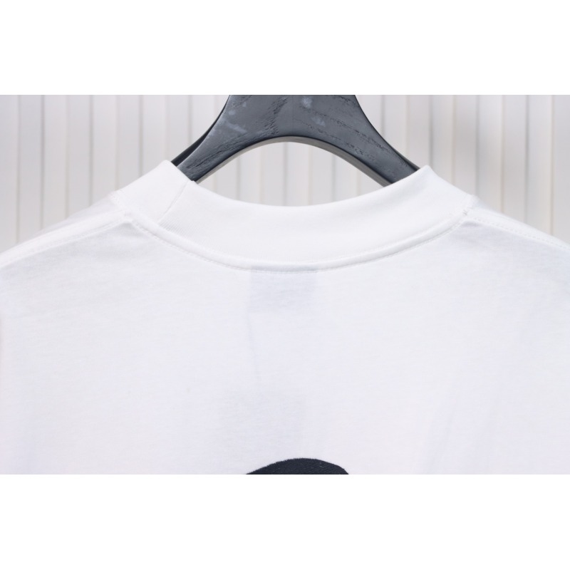 Balenciaga 3B Big M full-Embroidered T-shirt White