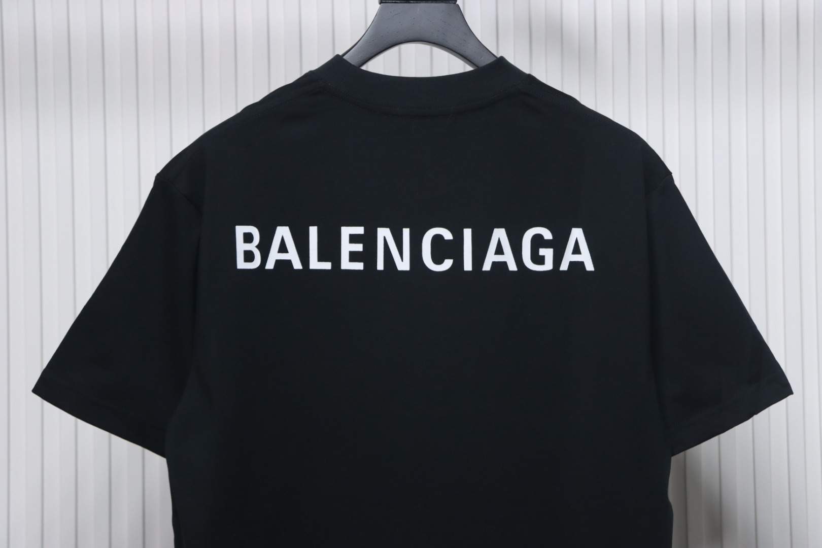 Balenciaga Classic Letter Print T-shirt Black
