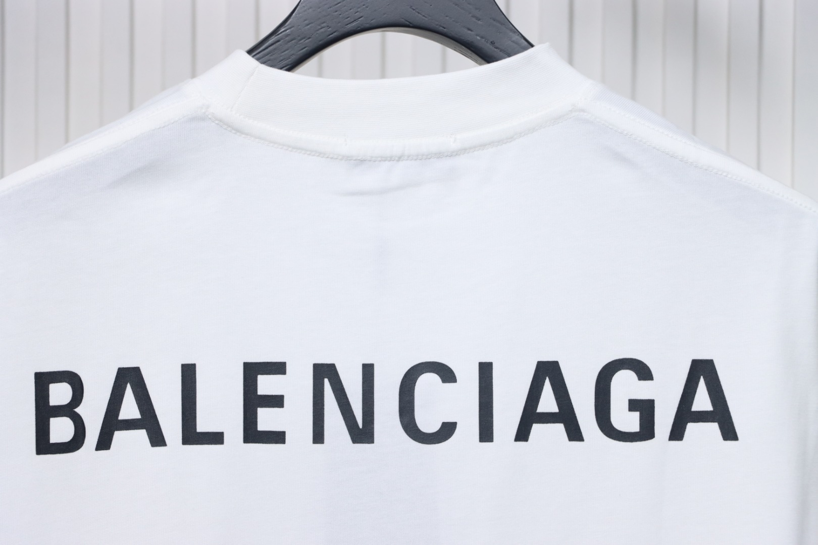 Balenciaga Classic Letter Print T-shirt White