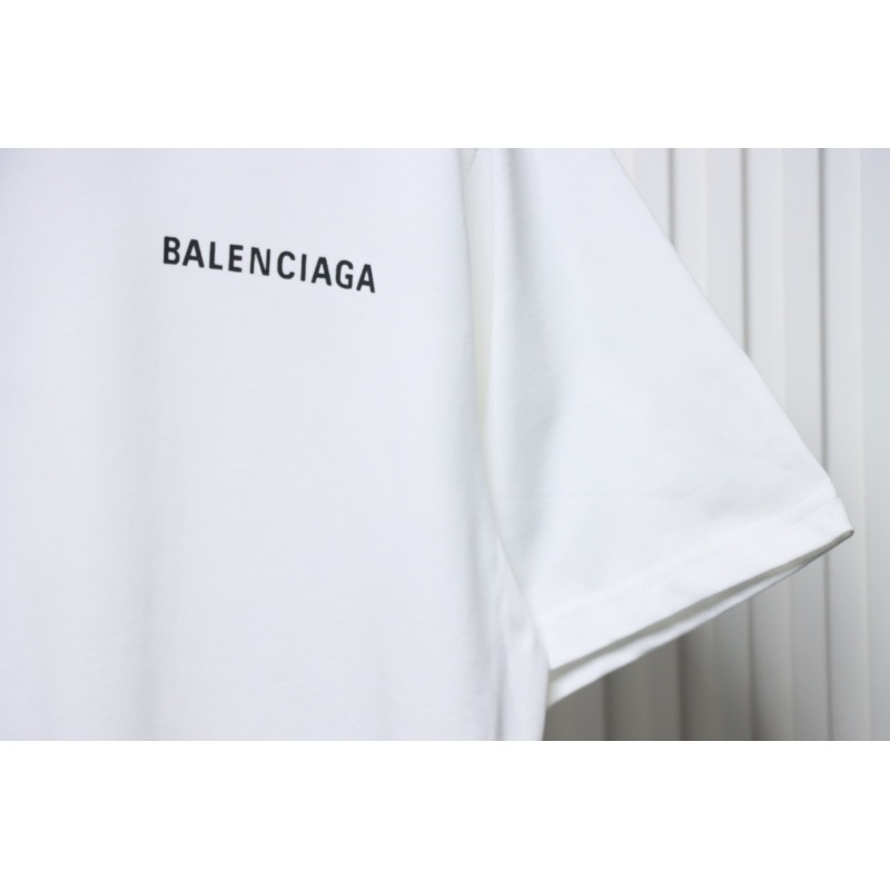Balenciaga Classic Letter Print T-shirt White