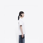 Balenciaga Classic Letter Print T-shirt White