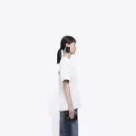 Balenciaga Classic Letter Print T-shirt White