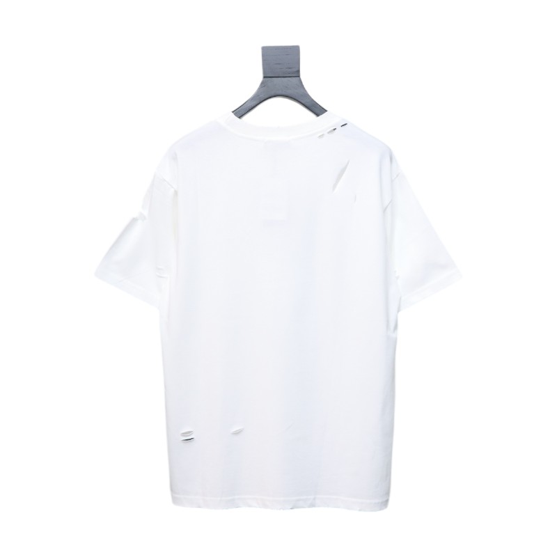 Balenciaga Distressed T-shirt White