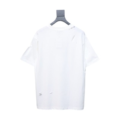 Balenciaga Distressed T-shirt White 02