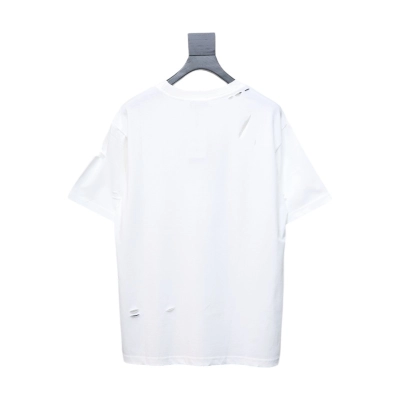 Balenciaga Distressed T-shirt White 02
