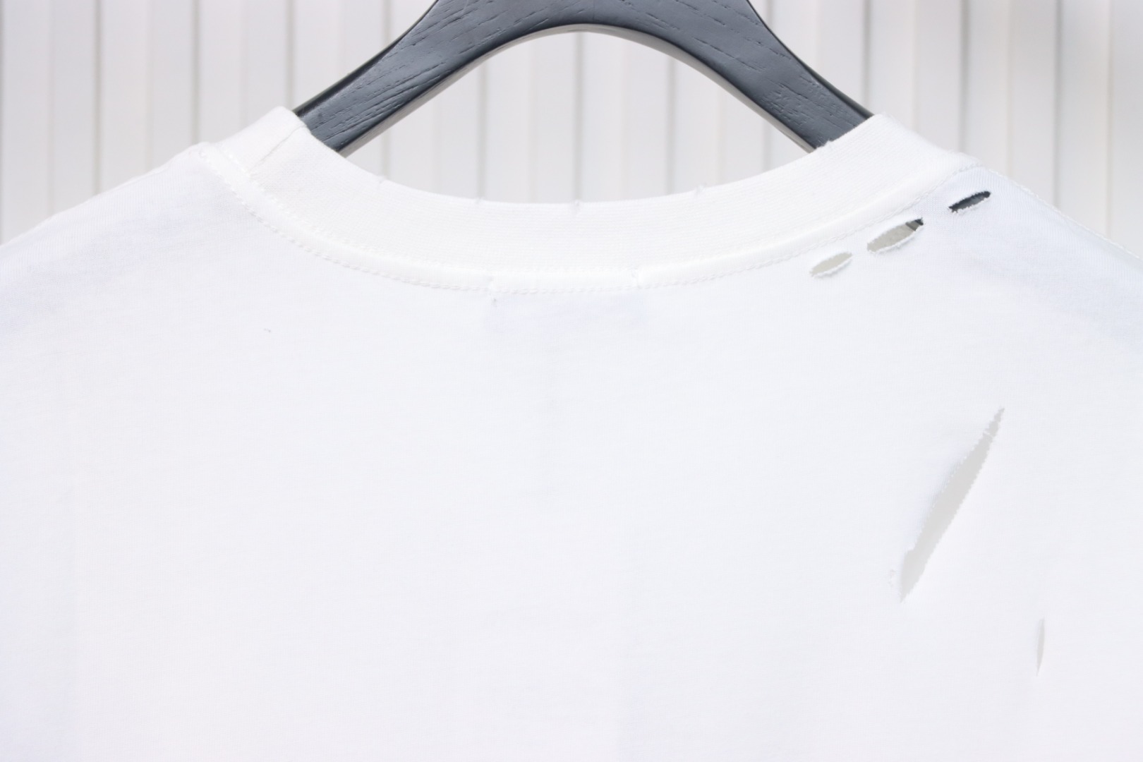 Balenciaga Distressed T-shirt White