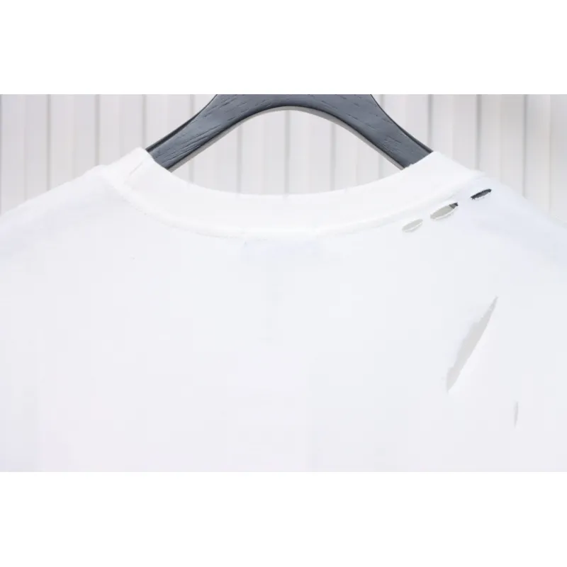 Balenciaga Distressed T-shirt White