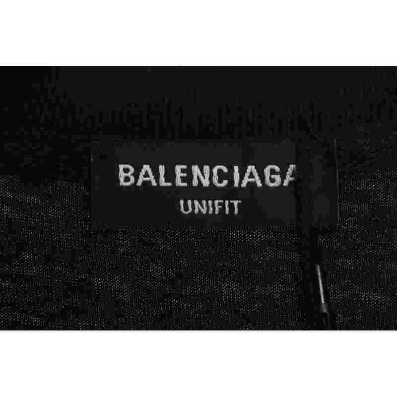 Balenciaga Distressed T-shirt Black