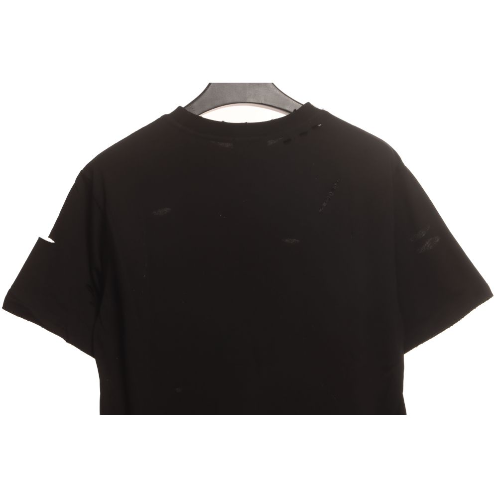 Balenciaga Distressed T-shirt Black