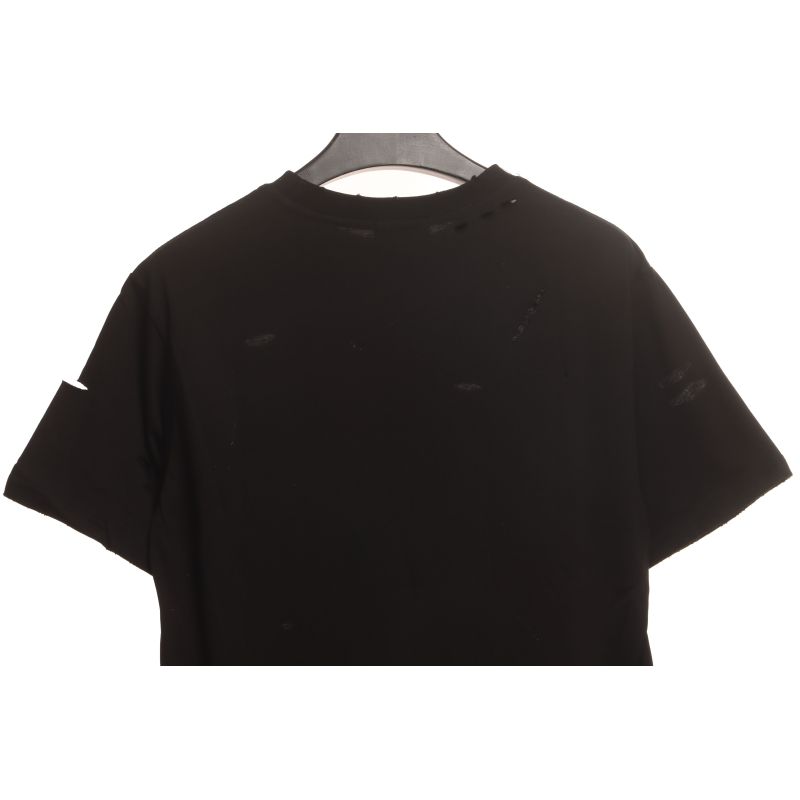 Balenciaga Distressed T-shirt Black