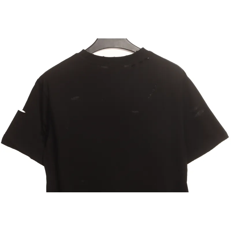 Balenciaga Distressed T-shirt Black