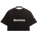 Balenciaga Distressed T-shirt Black