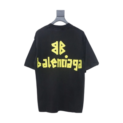 Balenciaga Masking Tape T-shirt Black 02