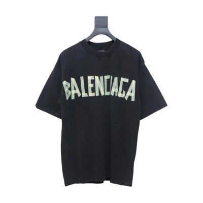 Balenciaga Masking Tape T-shirt Black 01