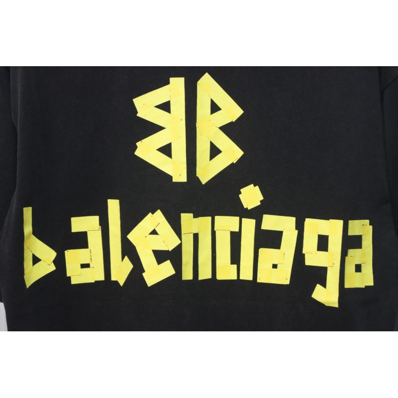 Balenciaga Masking Tape T-shirt Black