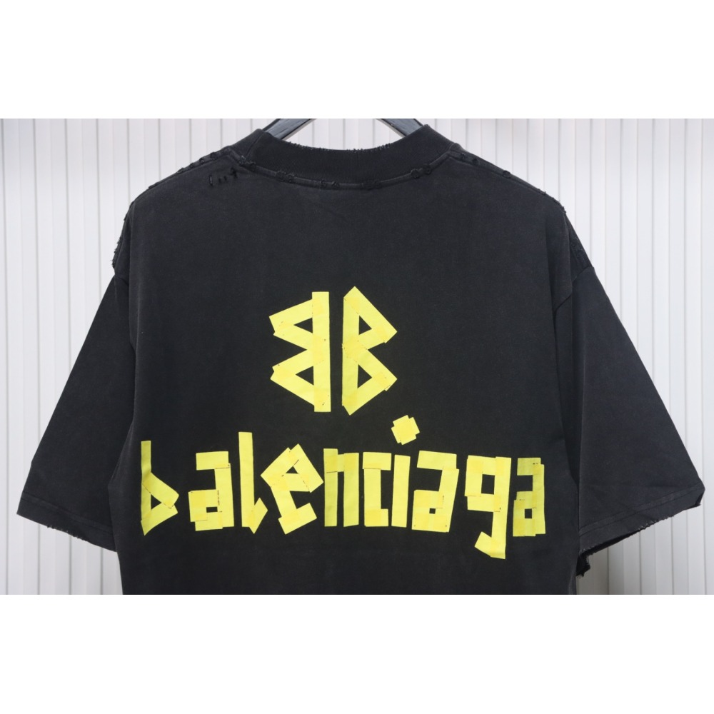 Balenciaga Masking Tape T-shirt Black