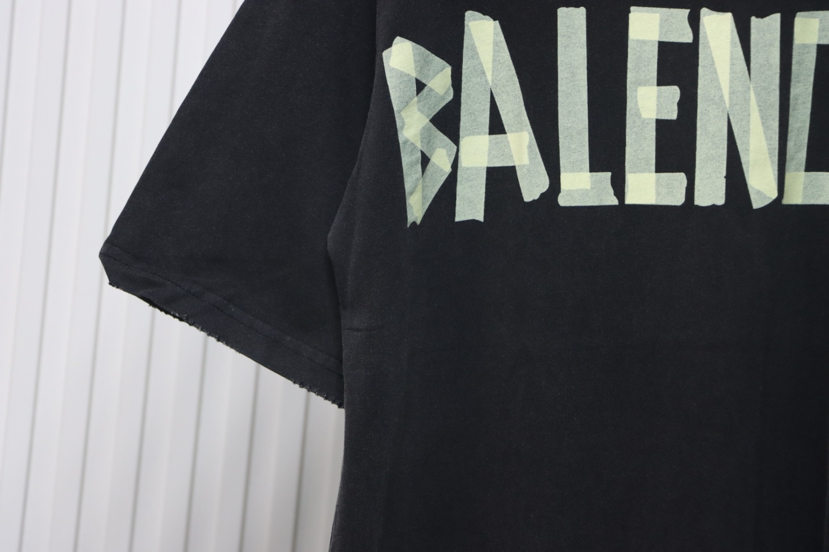 Balenciaga Masking Tape T-shirt Black