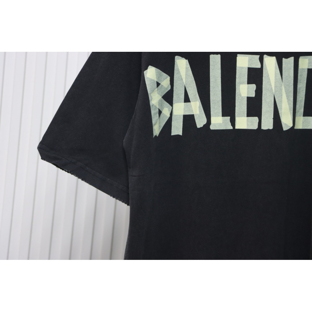 Balenciaga Masking Tape T-shirt Black