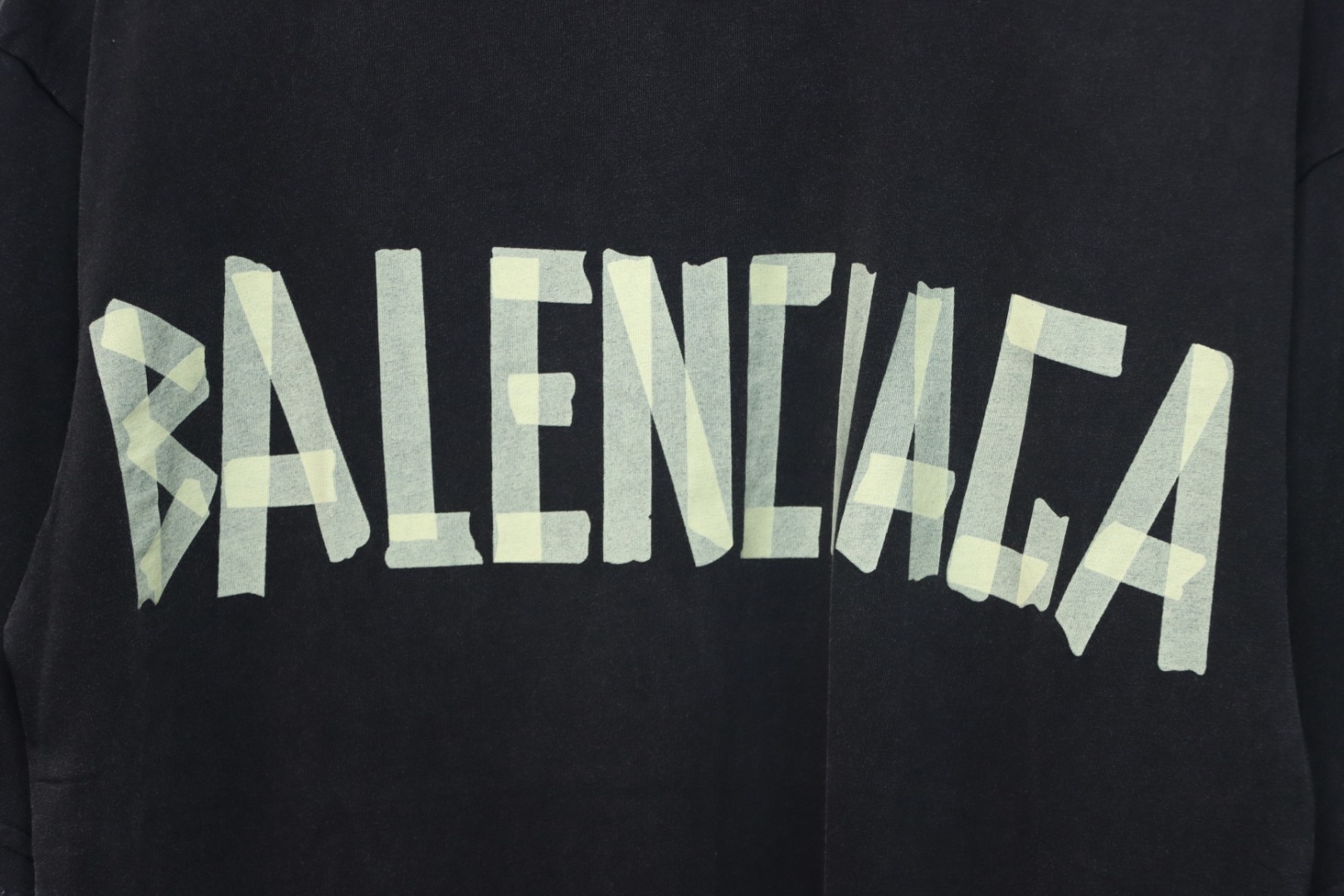 Balenciaga Masking Tape T-shirt Black