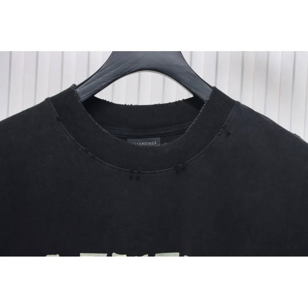 Balenciaga Masking Tape T-shirt Black
