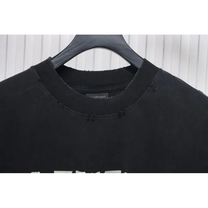 Balenciaga Masking Tape T-shirt Black