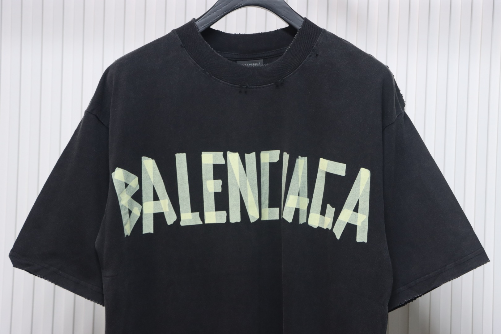 Balenciaga Masking Tape T-shirt Black
