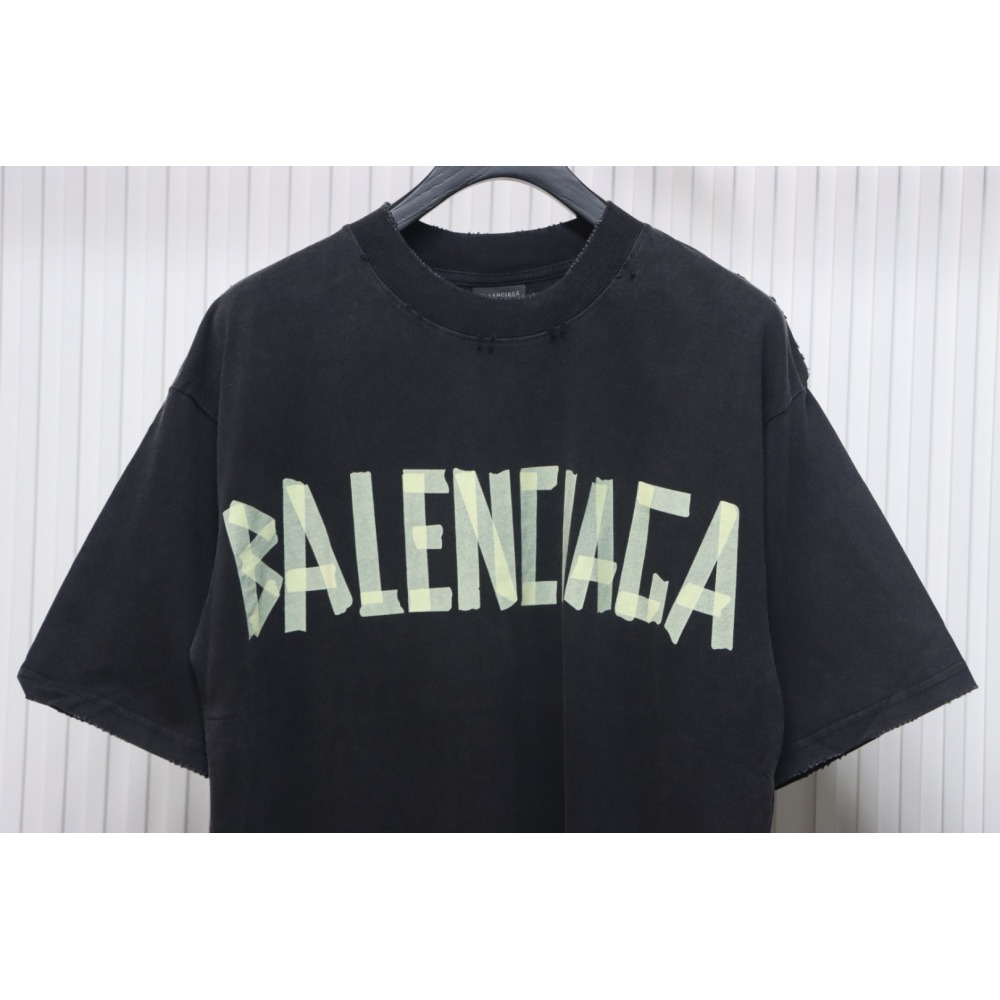 Balenciaga Masking Tape T-shirt Black