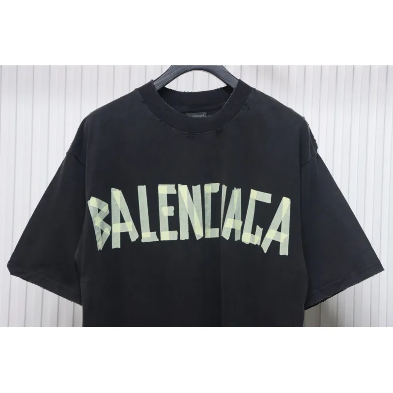 Balenciaga Masking Tape T-shirt Black