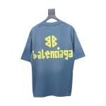 Balenciaga Masking Tape T-shirt Blue