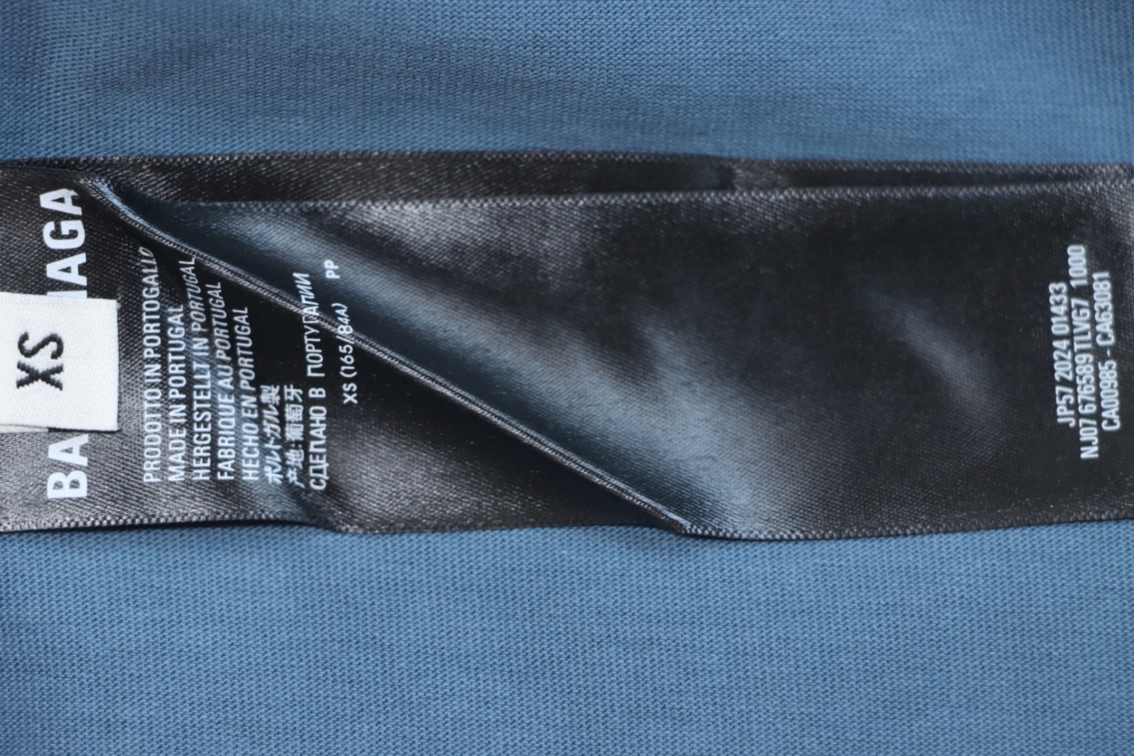 Balenciaga Masking Tape T-shirt Blue