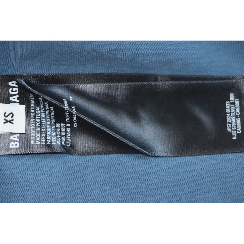 Balenciaga Masking Tape T-shirt Blue