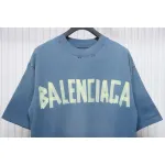 Balenciaga Masking Tape T-shirt Blue