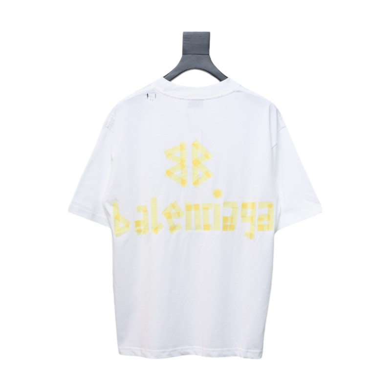 Balenciaga Masking Tape T-shirt White