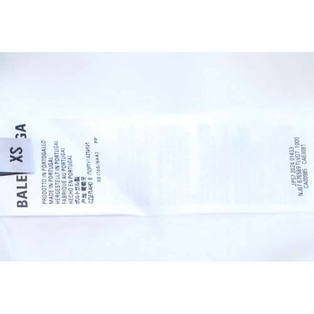 Balenciaga Masking Tape T-shirt White