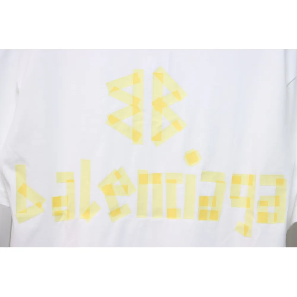 Balenciaga Masking Tape T-shirt White