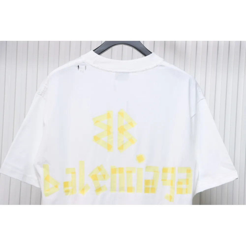 Balenciaga Masking Tape T-shirt White