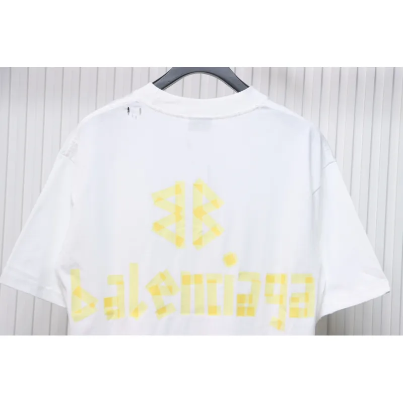 Balenciaga Masking Tape T-shirt White