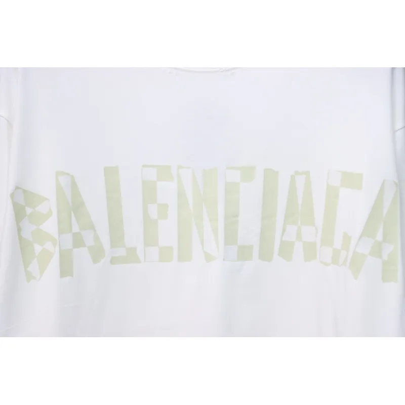 Balenciaga Masking Tape T-shirt White