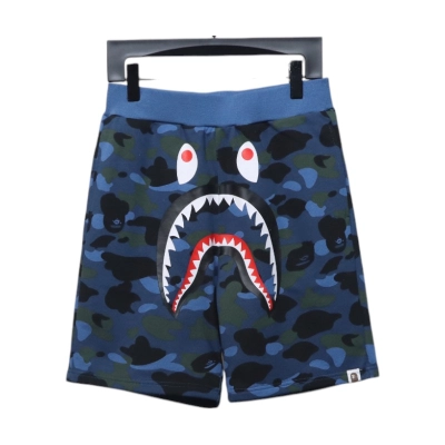 BAPE Camouflage Shark Mouth Shorts CK319 01