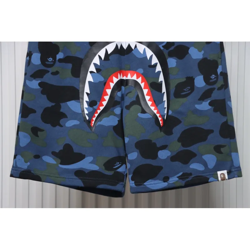 BAPE Camouflage Shark Mouth Shorts CK319