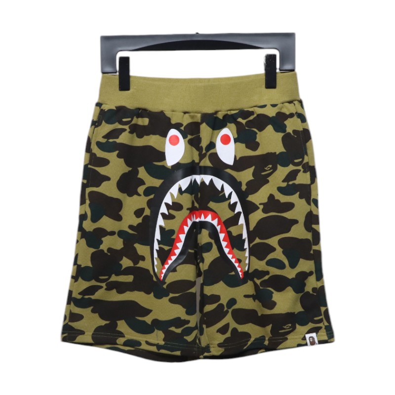 BAPE Camouflage Shark Mouth Shorts CK319