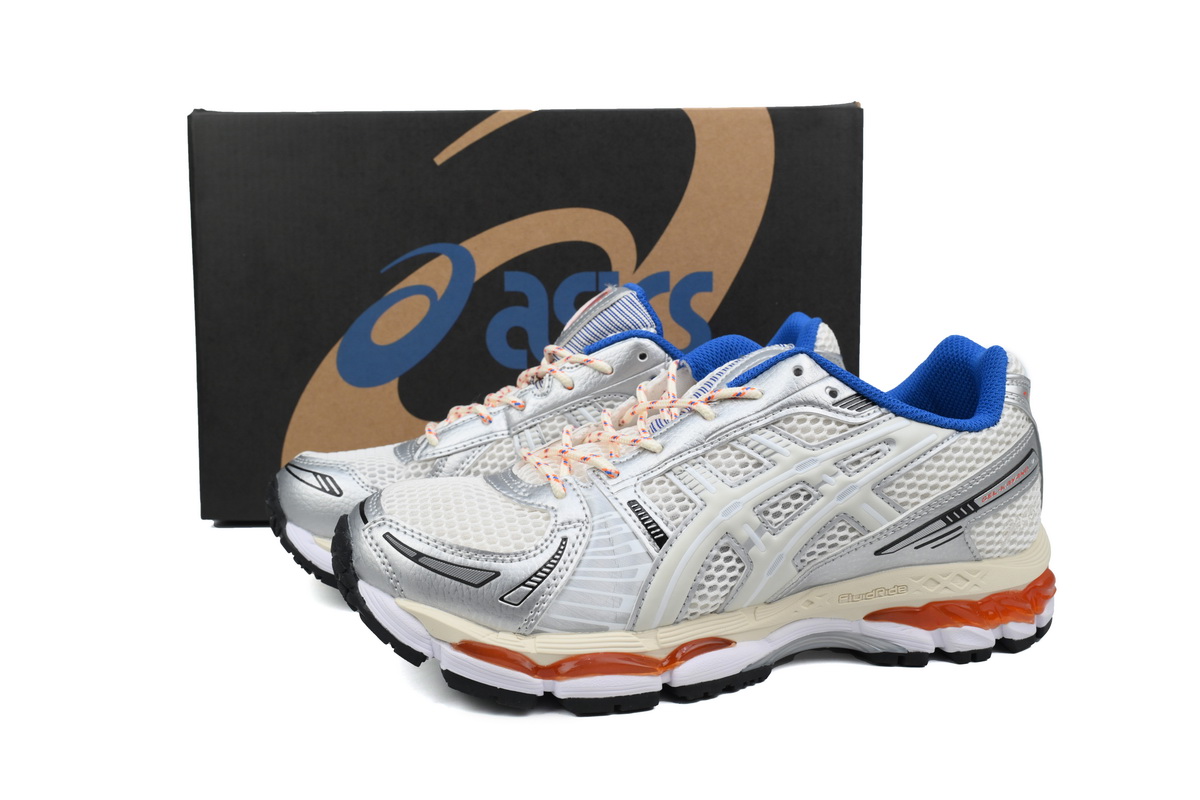 Asics Ronnie Fieg x Gel Kayano 12.1 'Cream Blue Orange' 1203A555-101