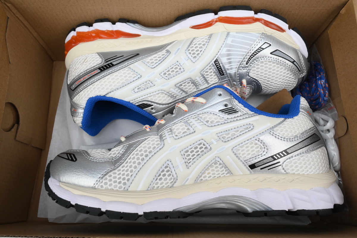 Asics Ronnie Fieg x Gel Kayano 12.1 'Cream Blue Orange' 1203A555-101