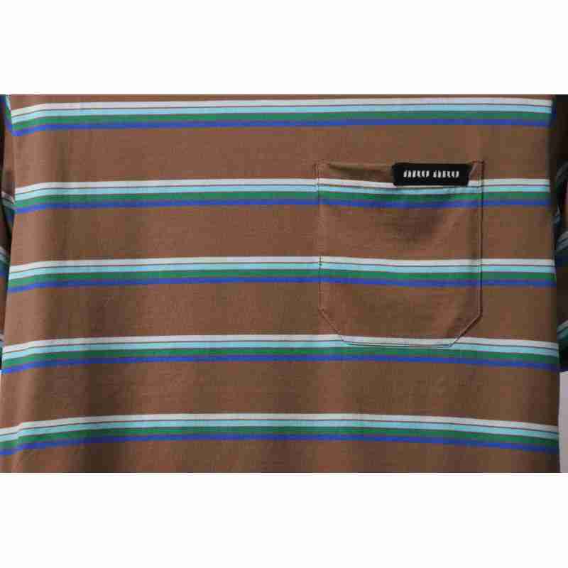 Miumiu Leather Label Pocket Knitted Short Sleeves