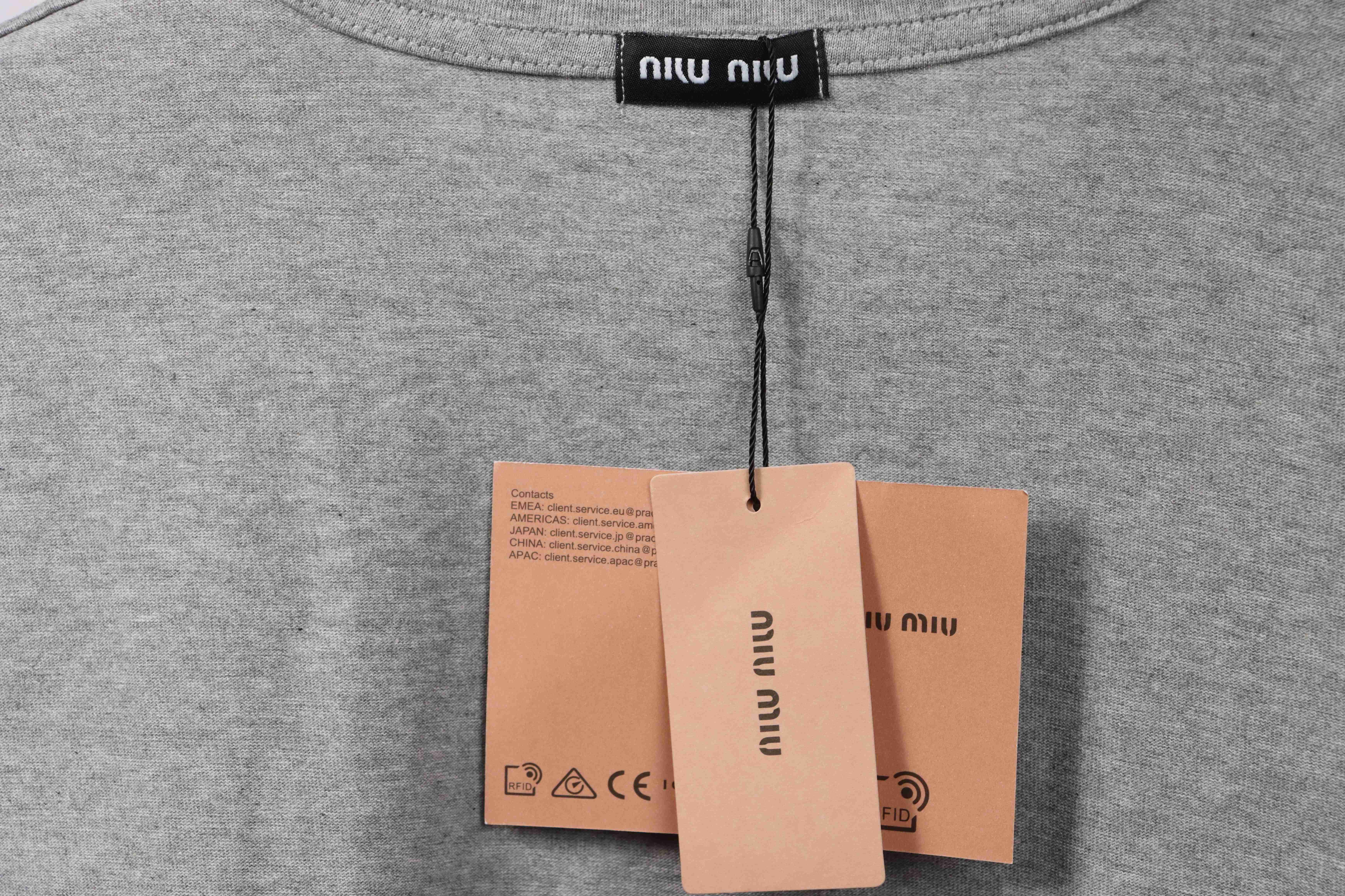 Miumiu Patchwork Short Sleeves