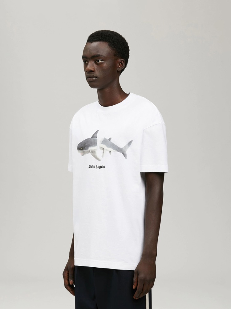 Palm Angels Broken Tail Shark T-shirt