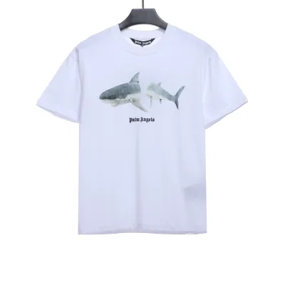 Palm Angels Broken Tail Shark T-shirt 01